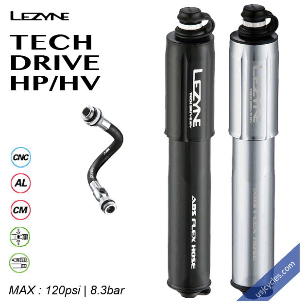 Lezyne Tech Drive Hand Pump - 0