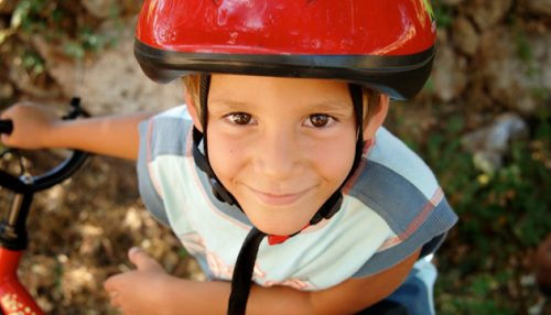 Kids Riding Bike