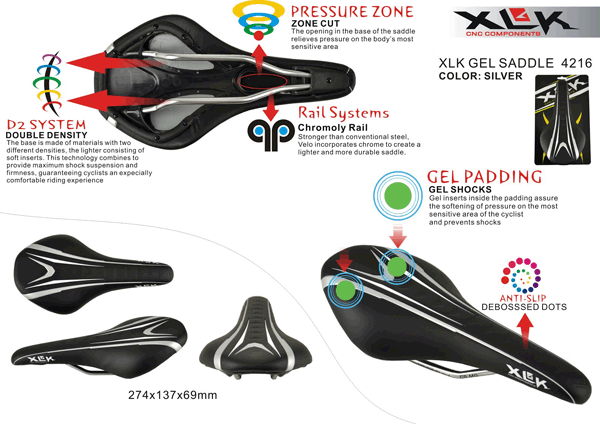 Comfort MTB Saddle XLK 4216