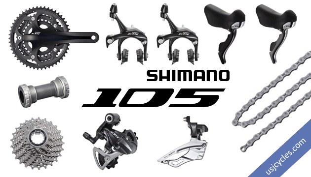 Shimano Road Components - Shimano 105 - 10 Speed Groupset