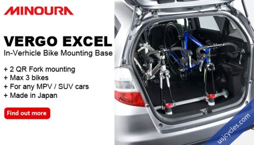 Minoura Vergo Excel - In verhicle bike mounting