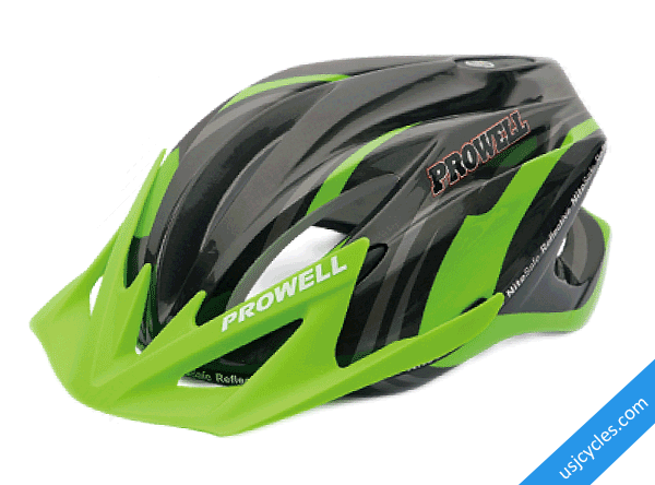 Bike Helmet - Prowell F4000R Black Green