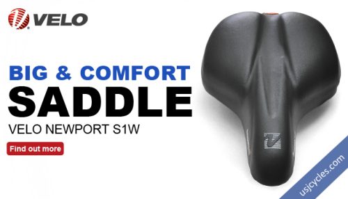 Comfort saddle - Velo Newport S1W