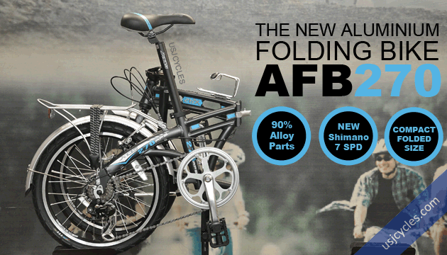 NEW Folding bike - XDS Afb 270 - Folded