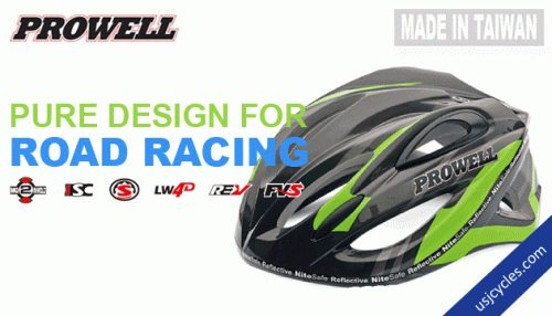 Road Bike Helmet - Prowell R66 Goshawk - Feature