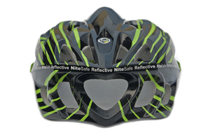Bike Helmet - Prowell F59 Vipor- Black Green Back