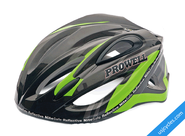 Road Bike Helmet - Prowell R66 Goshawk - Grey Green