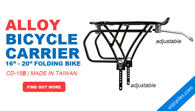 Folding bike carrier clearance