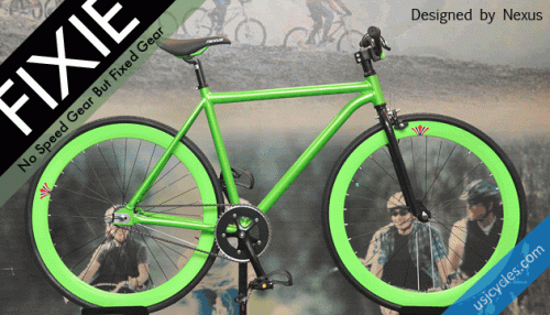 Nexus Fixie Bike - Green