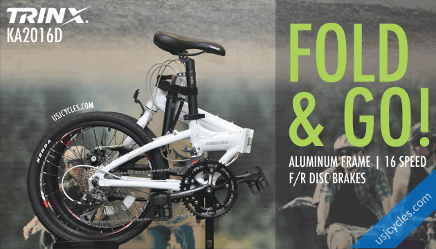 Trinx foldable bike new arrivals
