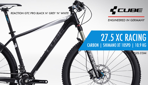 Gelijkmatig vermijden lijden Made in Germany - 2015 Cube MTB: Reaction GTC PRO (Carbon, XT 30s) - USJ  CYCLES