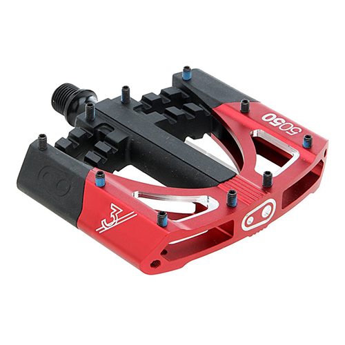 CRANK BROTHERS 5050 XX Pedals Black & Silver w/ 2nd Gold