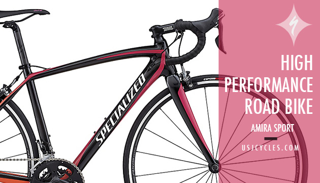 black and pink specialized bike