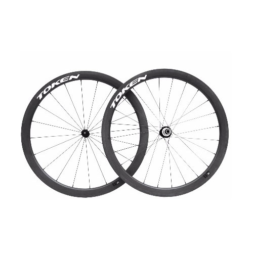 Token c45r carbon shop clincher wheelset