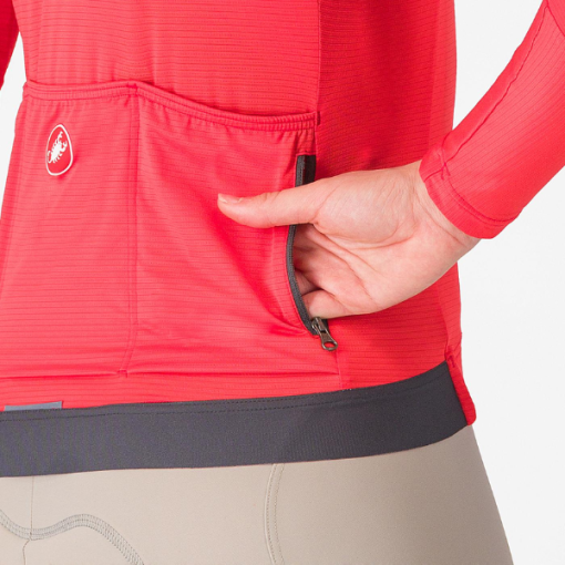Castelli Espresso Women LS Jersey - Hibiscus - Image 4