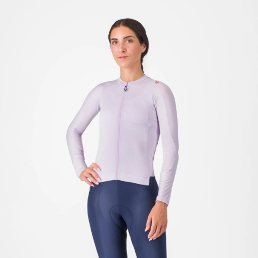 Castelli Espresso Women LS Jersey - Purple Mist