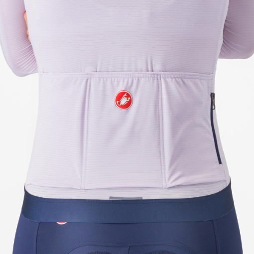 Castelli Espresso Women LS Jersey - Purple Mist - Image 5