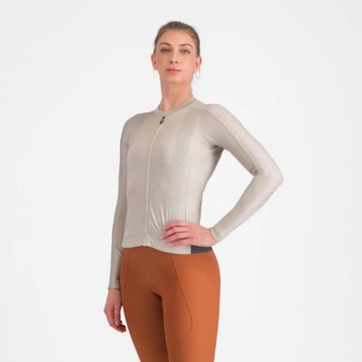 Castelli Espresso Women LS Jersey - Silver Moon