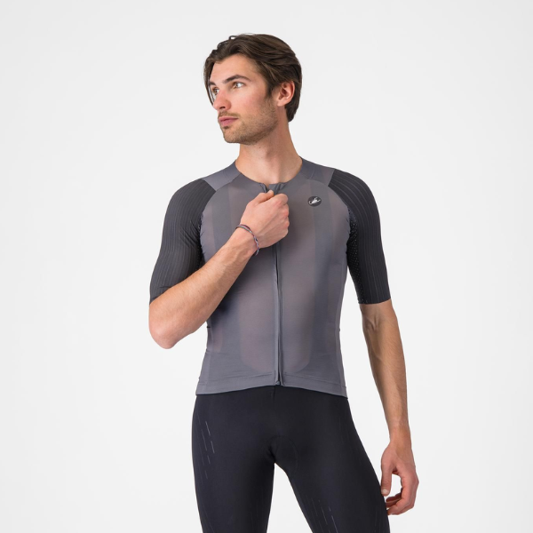Castelli Aero Race 8S Jersey Smoky Grey