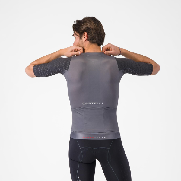 Castelli Aero Race 8S Jersey Smoky Grey - Image 6