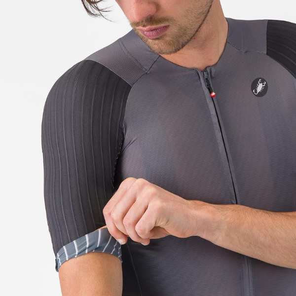 Castelli Aero Race 8S Jersey Smoky Grey - Image 5