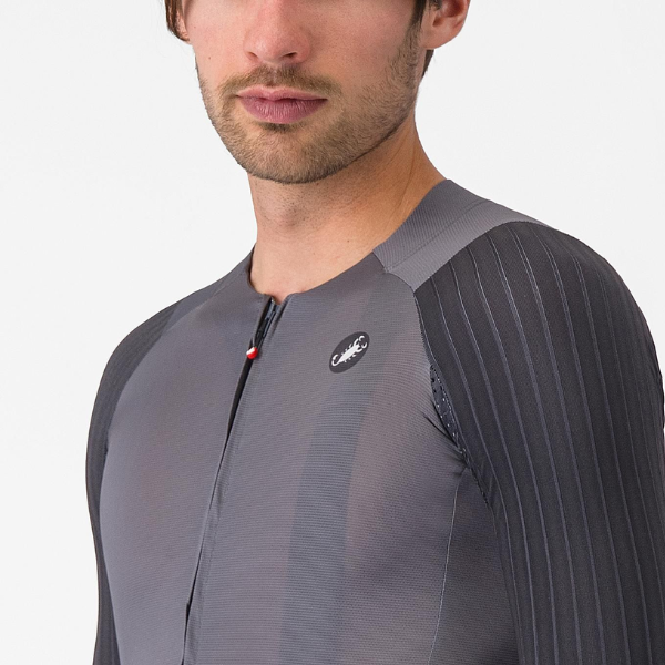 Castelli Aero Race 8S Jersey Smoky Grey - Image 3