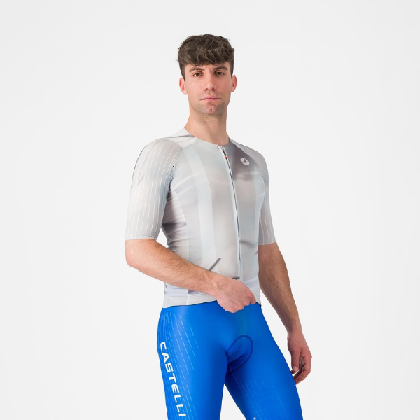 Castelli Aero Race 8S Jersey Silver Grey - Image 7