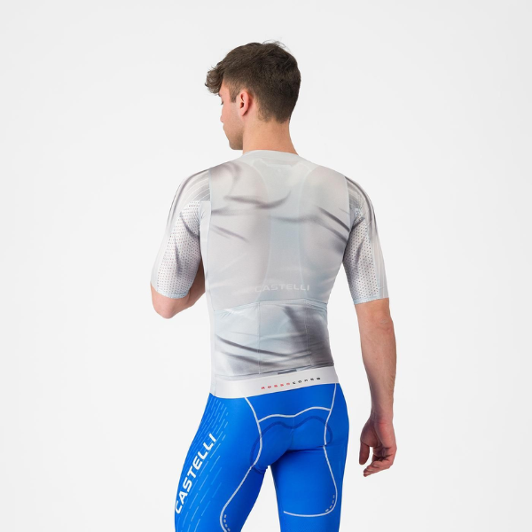 Castelli Aero Race 8S Jersey Silver Grey - Image 6