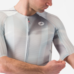 Castelli Aero Race 8S Jersey Silver Grey