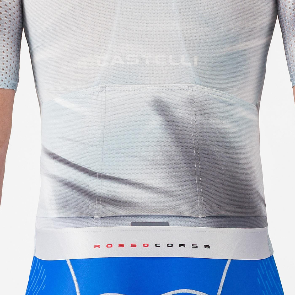 Castelli Aero Race 8S Jersey Silver Grey - Image 5