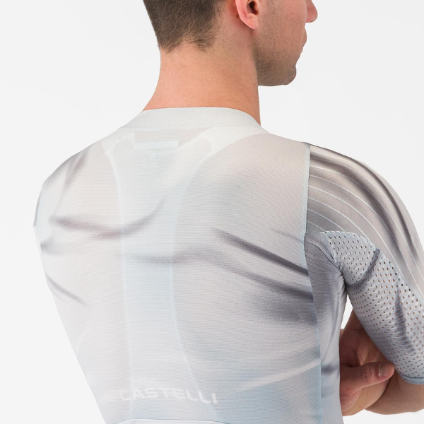 Castelli Aero Race 8S Jersey Silver Grey - Image 3