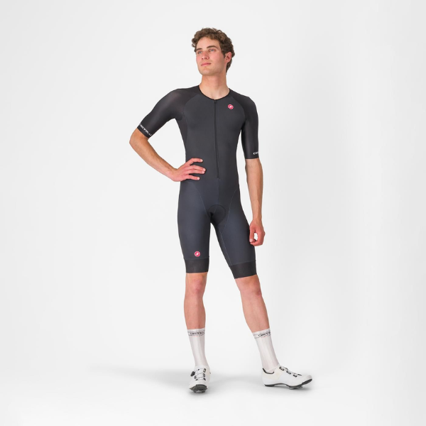 Castelli Core Tri Suit Short Sleeve Black - Image 2