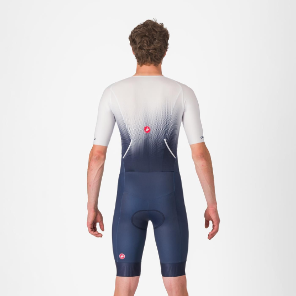 Castelli Core Tri Suit Short Sleeve White - Image 6
