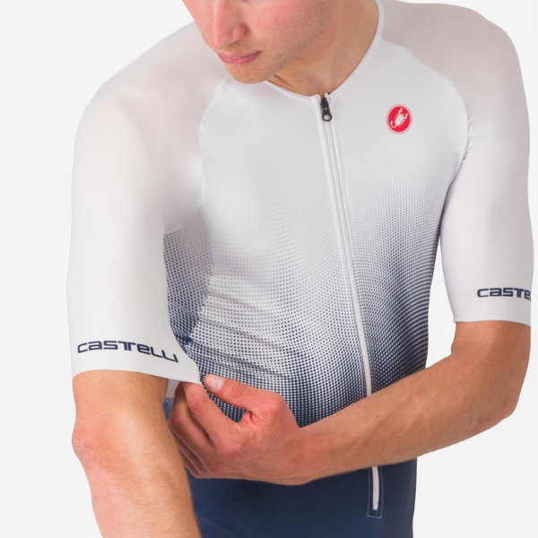 Castelli Core Tri Suit Short Sleeve White - Image 2