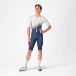 Castelli Core Tri Suit Short Sleeve White